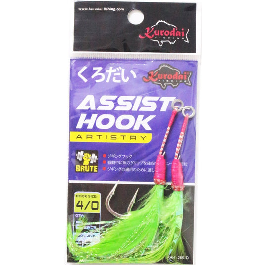 Cable core assist hook used for jigging