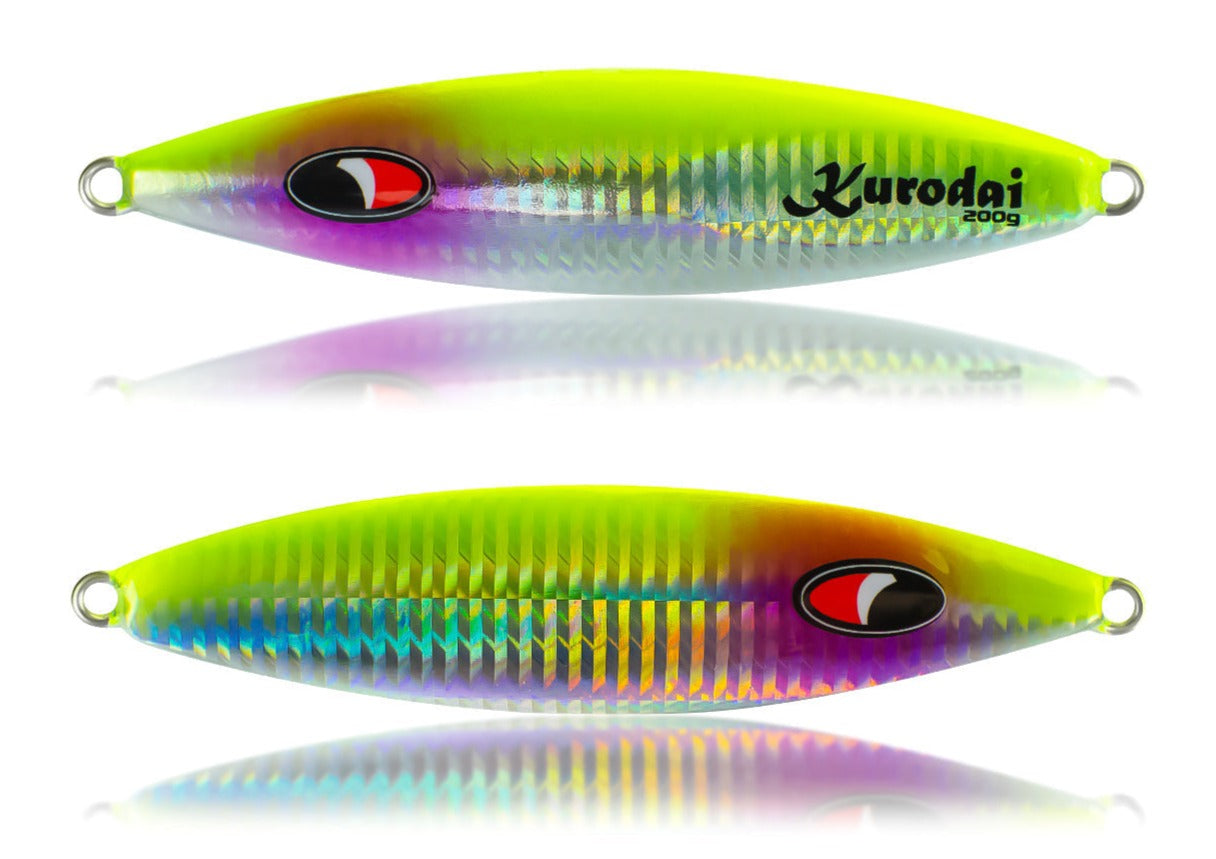 Jigging Lure | Kurodai Flutter Classic GREEN PURPLE Series 130g / 200g ...