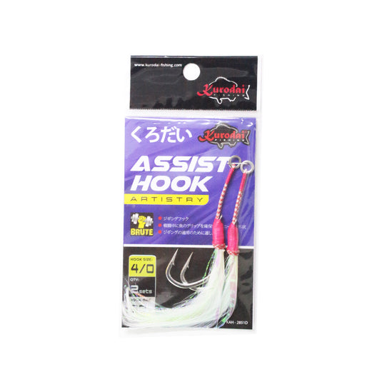 Cable core assist hook used for jigging